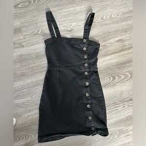 Black Denim Mini Dress